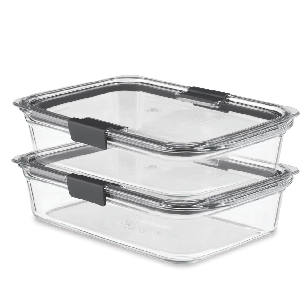 Rubbermaid Brilliance posé sur table, présentation soignée des restes