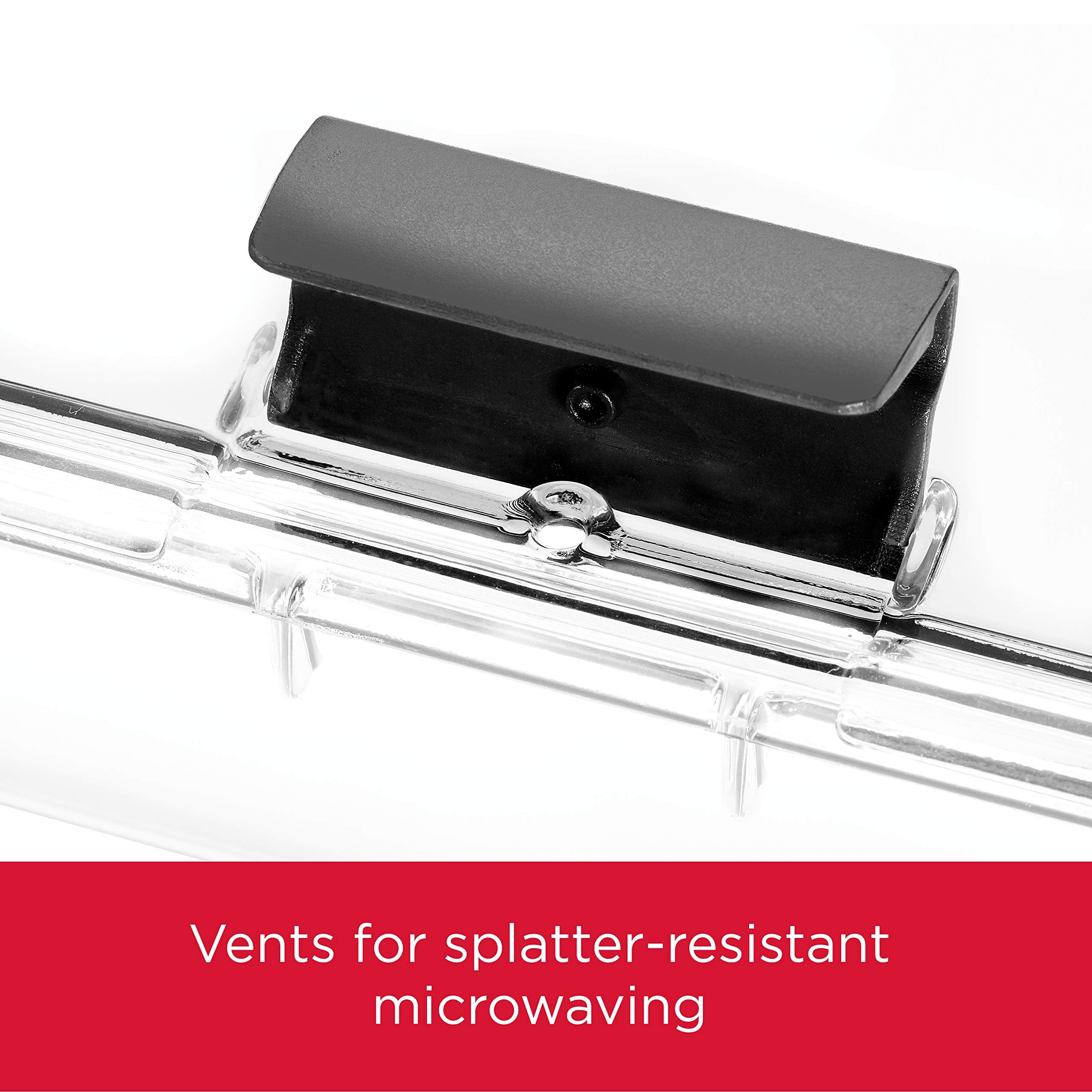 Rubbermaid Brilliance contenant au micro-ondes avec évent ouvert pour réchauffage sûr