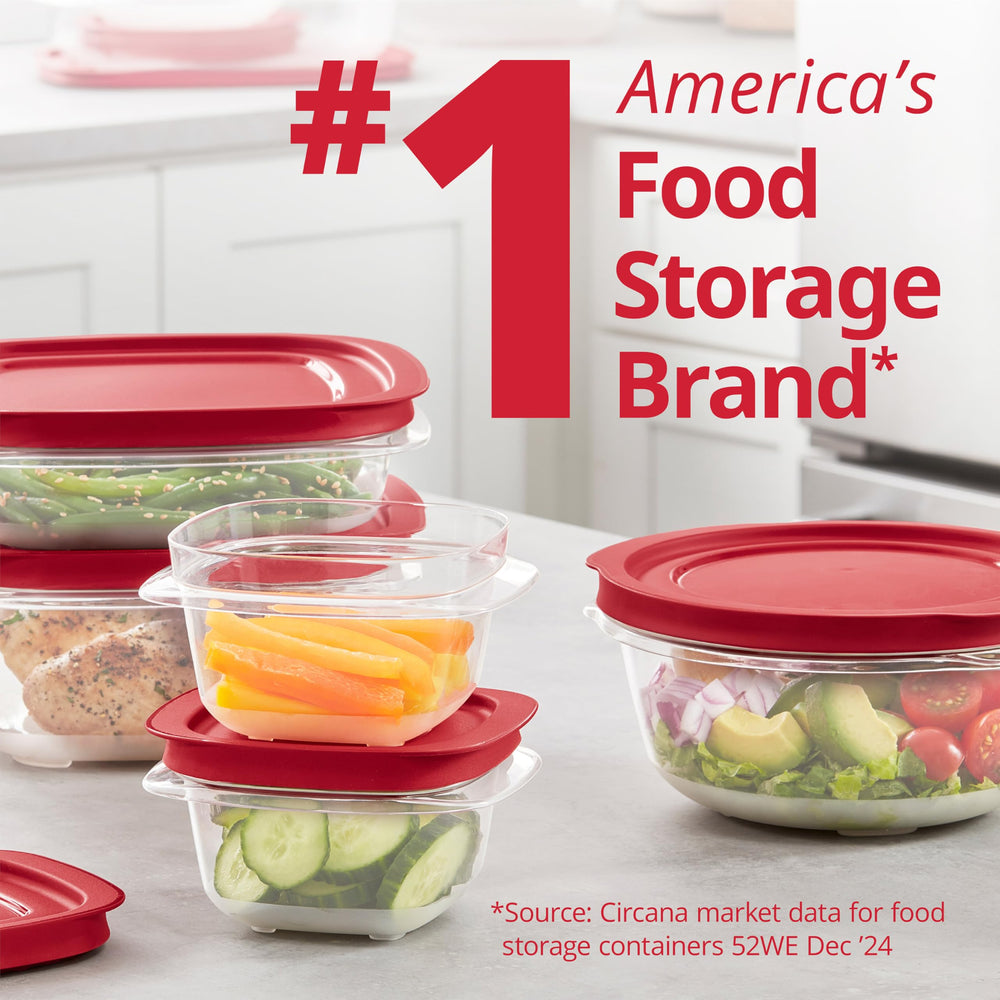 Rubbermaid EasyStore comparaison de tailles pour organisation des repas