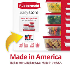 Rubbermaid comparaison de tailles pour portionnement et organisation