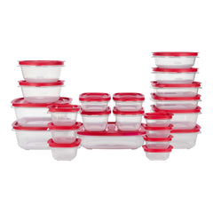 Rubbermaid EasyStore ensemble emballé montrant gain de place