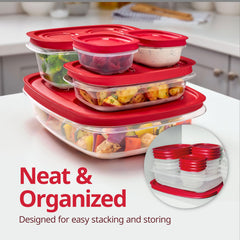 Rubbermaid EasyStore gros plan sur couvercle strié assurant stabilité