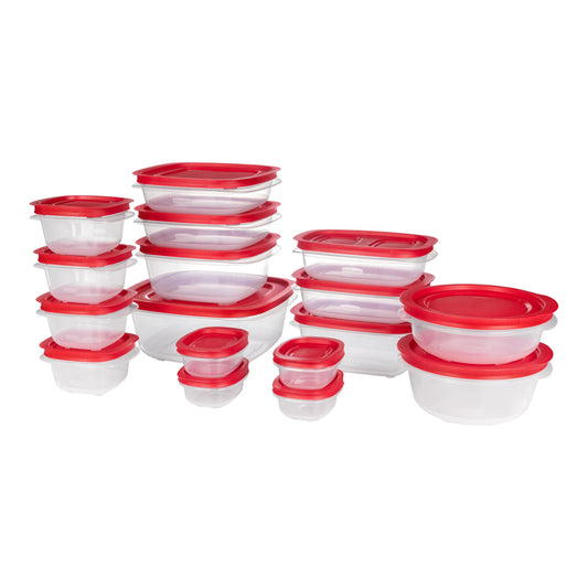 Rubbermaid ensemble 34 pièces face avant, rangement optimisé