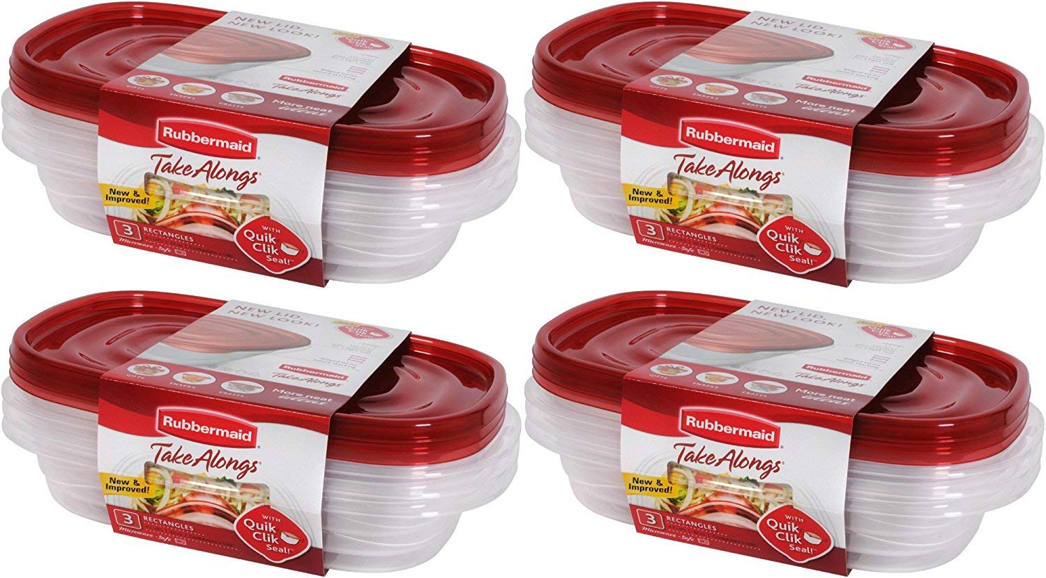 Rubbermaid gros plan sur couvercle rainuré pour empilage stable