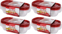 Rubbermaid gros plan sur couvercle rainuré pour empilage stable