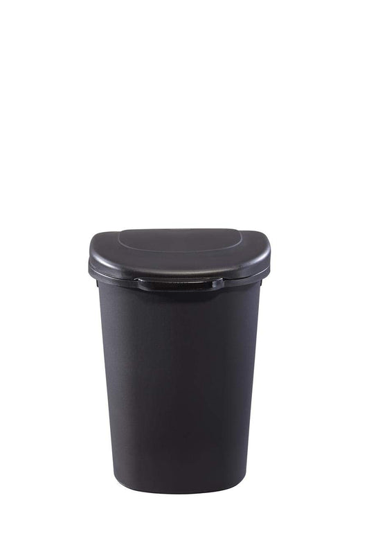 Rubbermaid poubelle face avant montrant design et capacité pratique