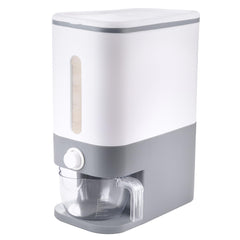 Rubtlamp contenant avant gris montrant la grande capacité et gain de place