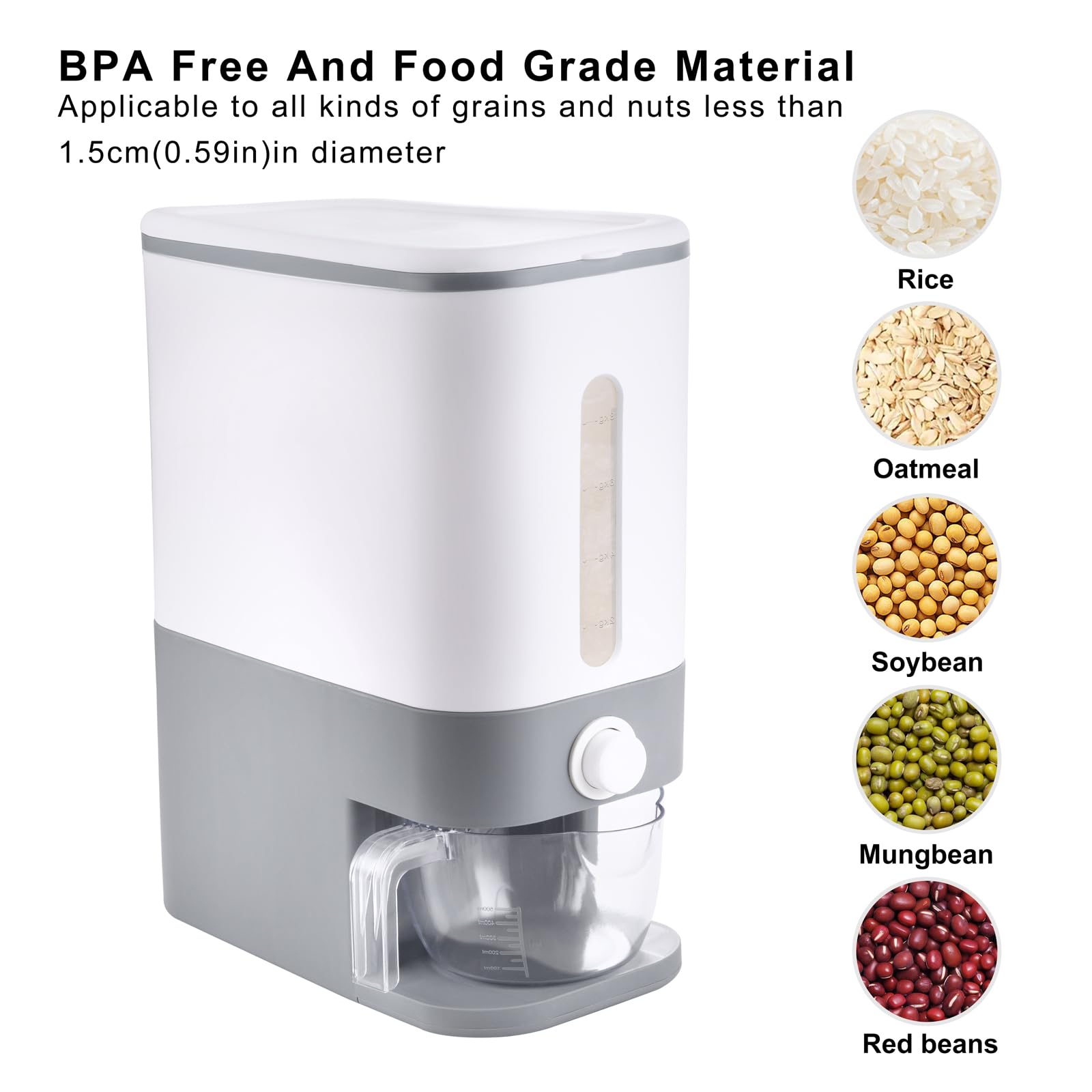 Rubtlamp gros plan matière PP durable facile à nettoyer et sans BPA
