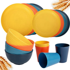 Rubtlamp ensemble présenté coloré, vaisselle incassable pratique