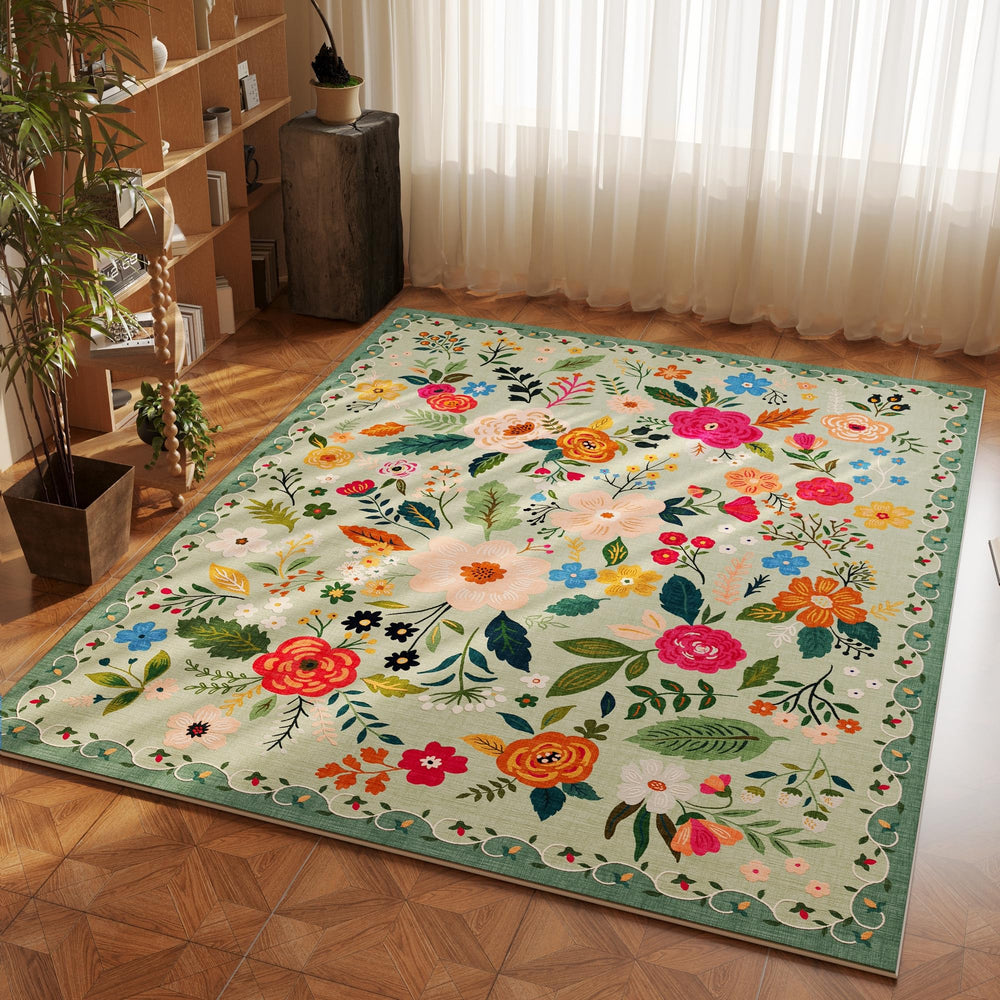 Rugcomf détail d'impression vintage durable et rendu patiné réaliste
