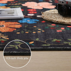 Rugcomf profil bas du tapis montrant épaisseur confortable et pratique