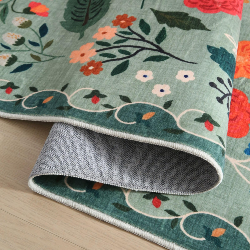 Rugcomf texture du tissu vue de près offrant touché doux et confort pieds nus