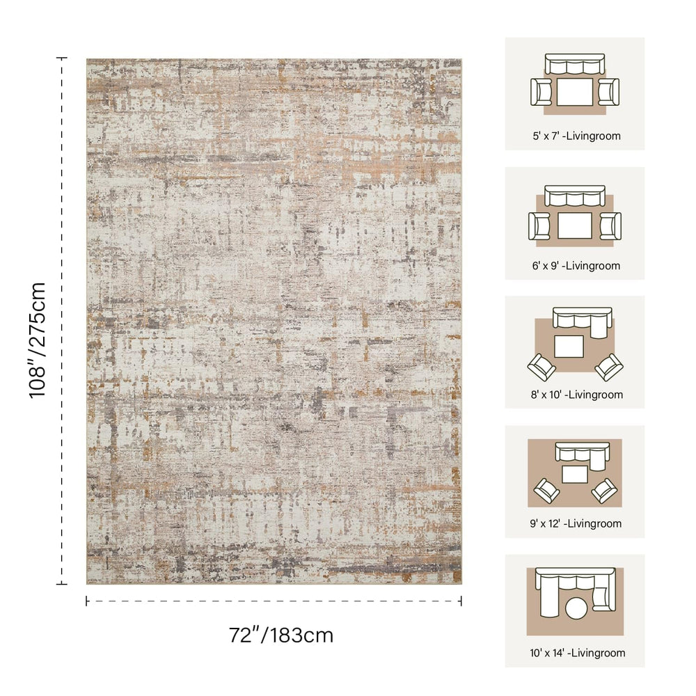 Rugxara épaisseur fine glissant sous meuble, gain d'espace pratique