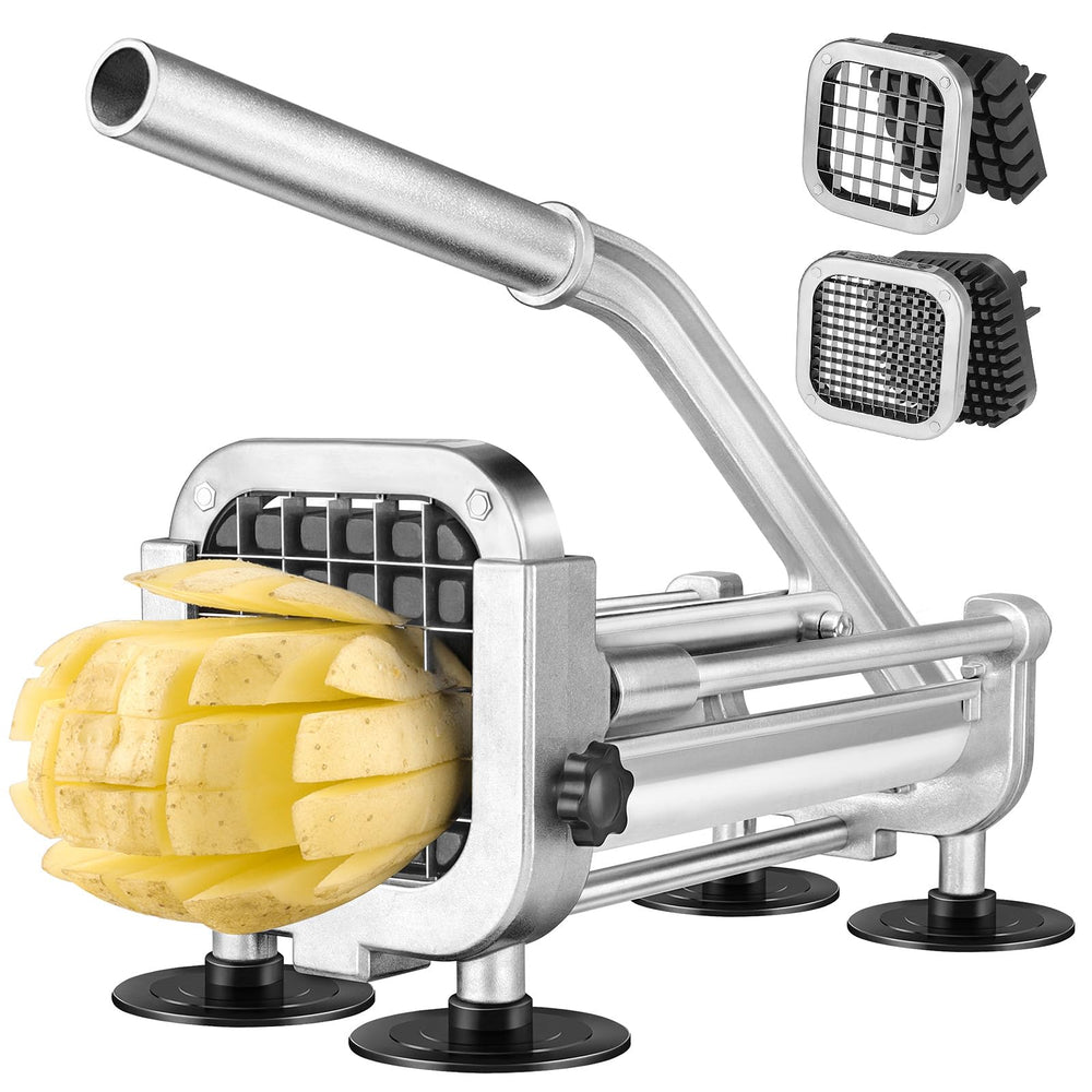 Ruooson face avant du coupe-frites montrant sa structure robuste et gain de temps