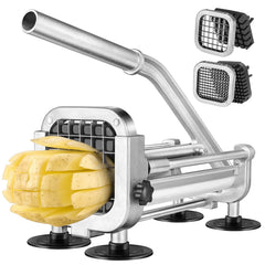Ruooson face avant du coupe-frites montrant sa structure robuste et gain de temps