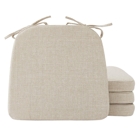 Ruqmuis coussin devant packaging beige montrant l'apparence et le confort
