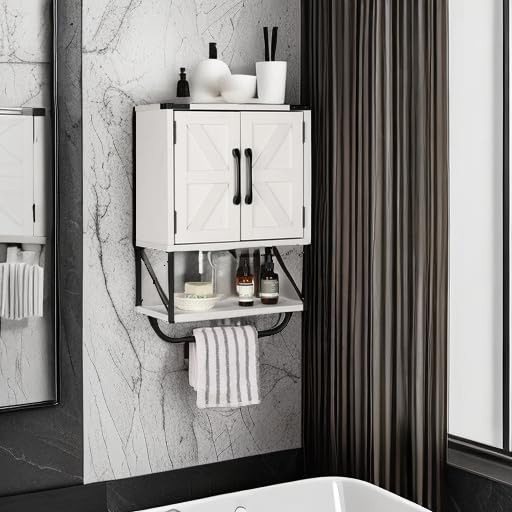 RUSTOWN fixé au mur au-dessus des toilettes économise espace