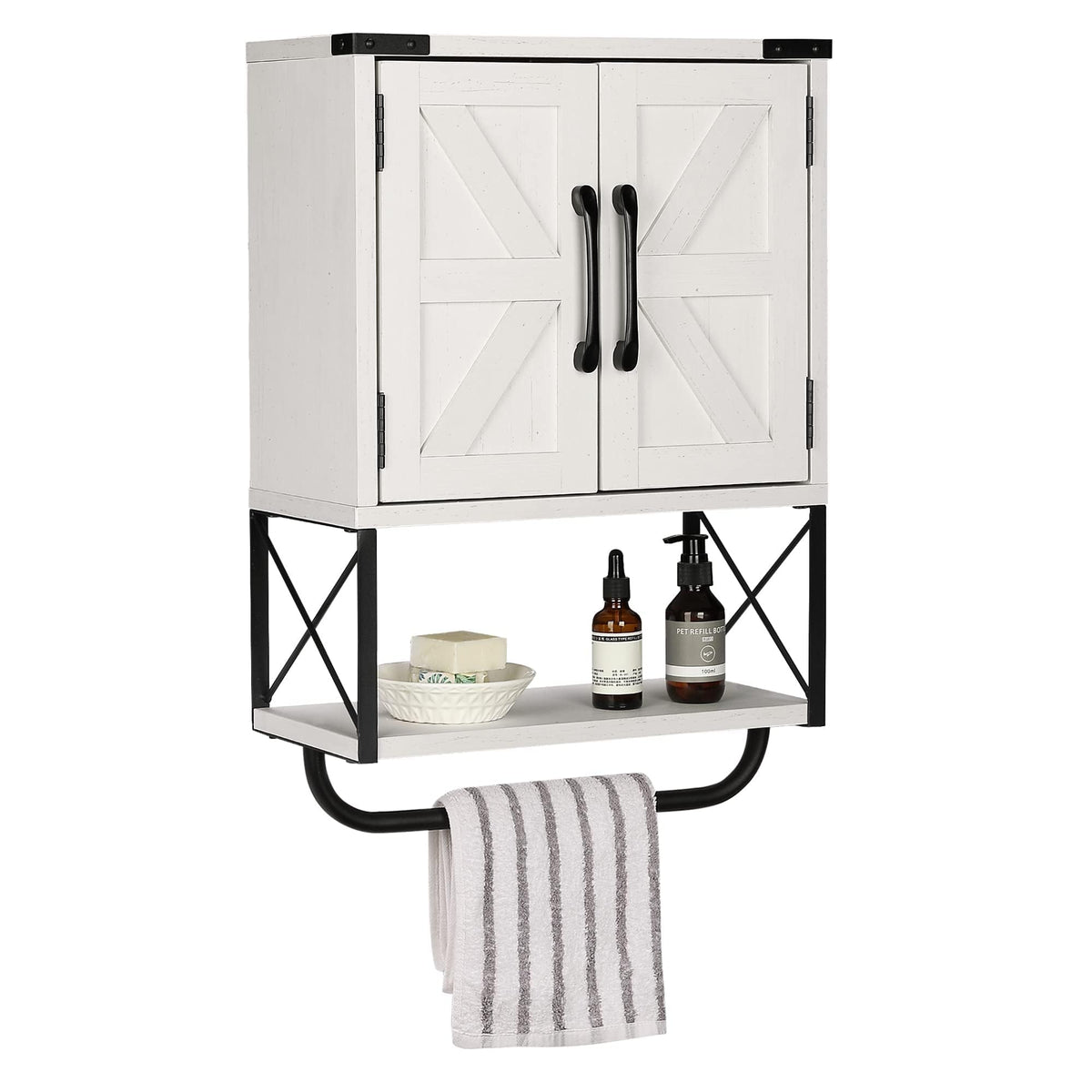 RUSTOWN porte de grange frontale ajout style rustique et rangement