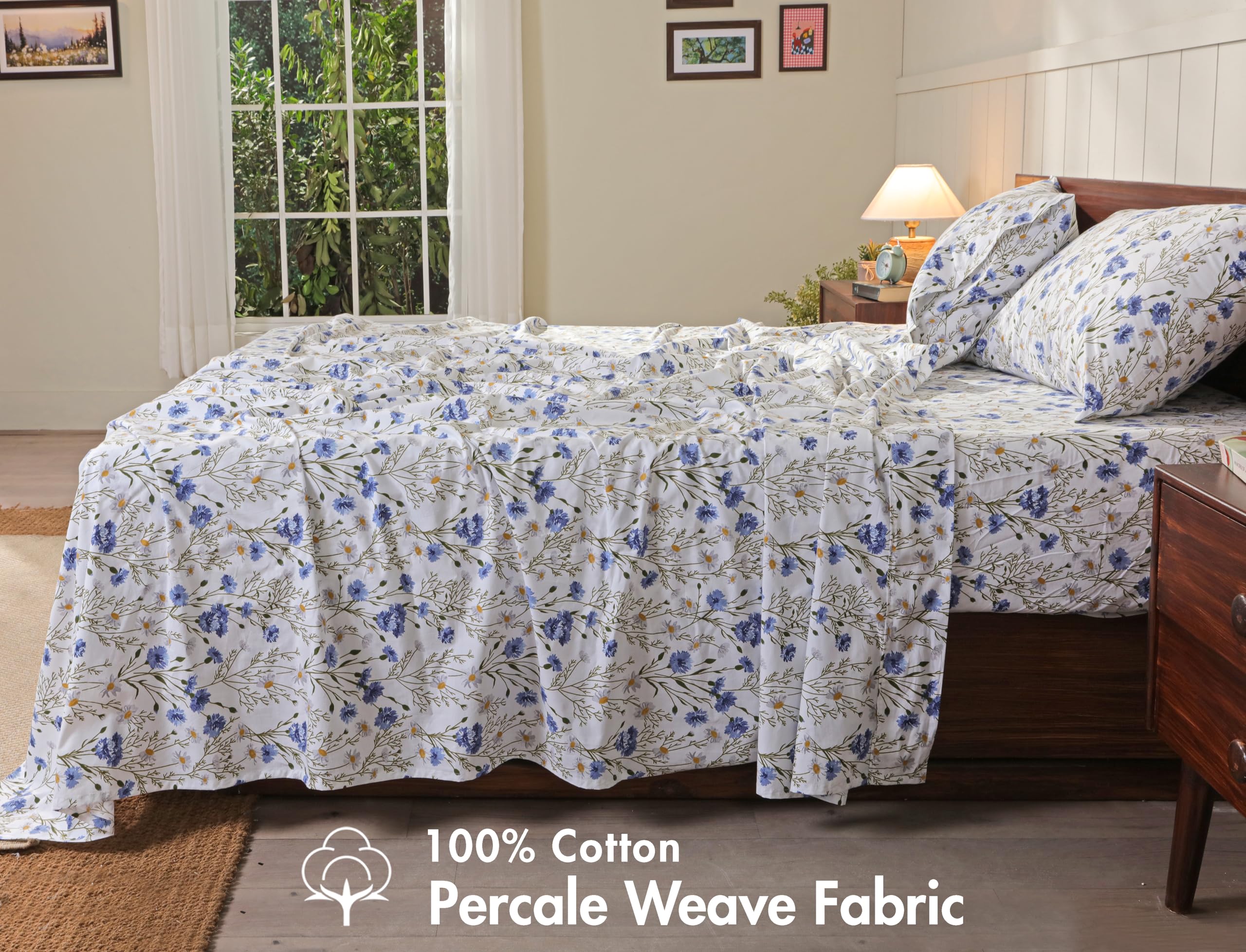 RUVANTI motif Sweet Pea visible sur la surface, apporte charme floral moderne