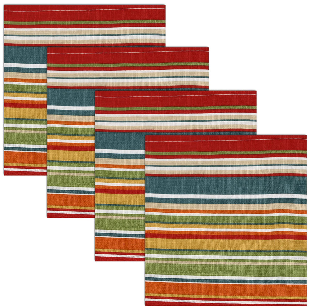 RUVANTI pile de serviettes après lavage montrant tenue et réutilisabilité