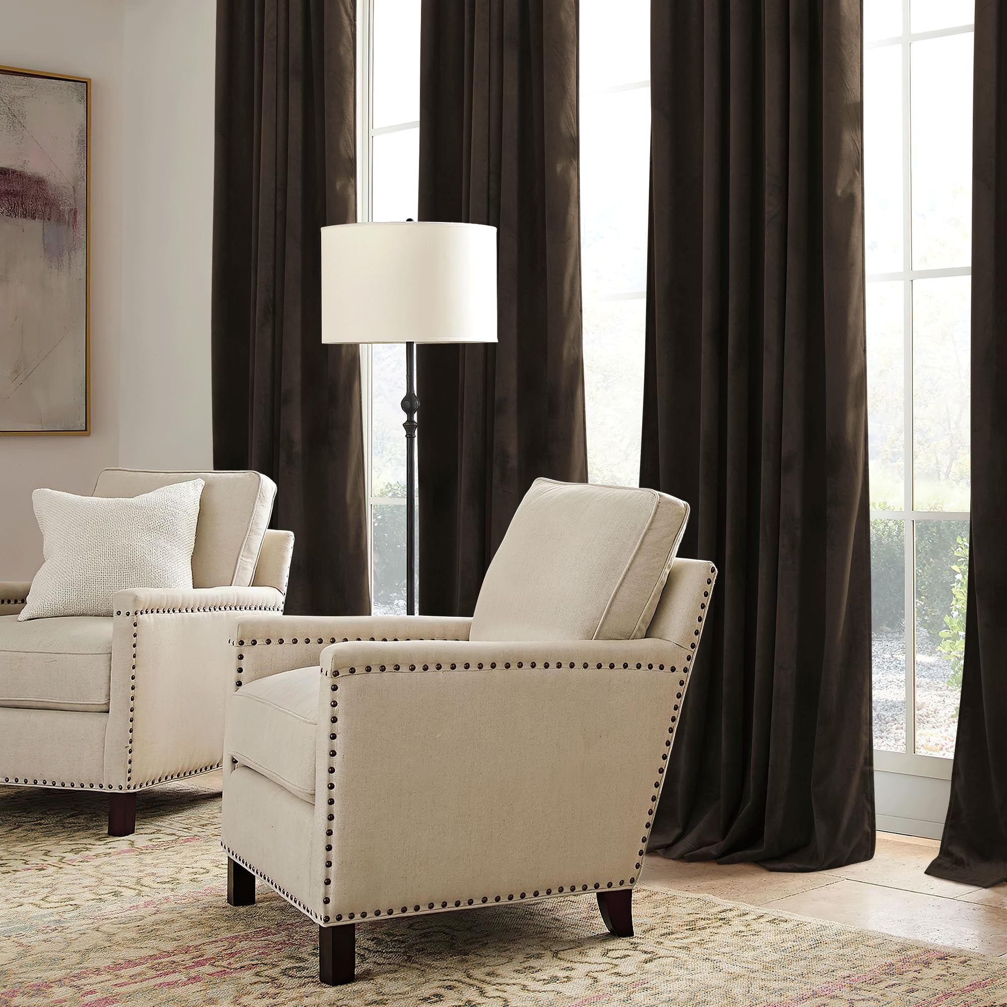 RYB HOME coin de lit avec rideau apportant ambiance cosy