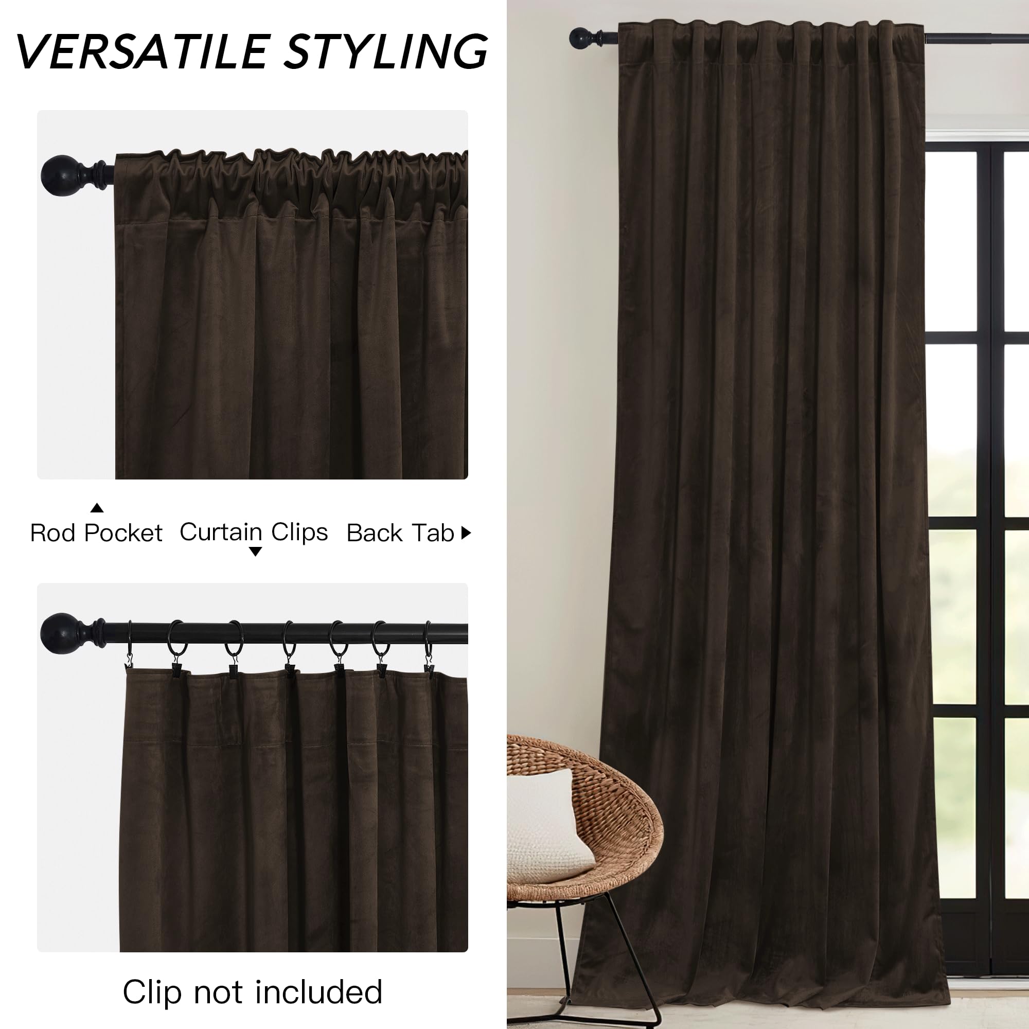 RYB HOME détail des poches et boucles pour plusieurs options de pose