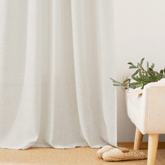 RYB HOME œillets et poche dos visibles pour une installation simple et ajustable sur tringle