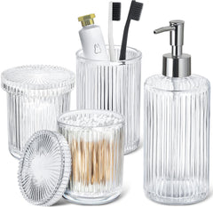 RYTOXILO ensemble face avant en verre cannelé offrant élégance et organisation