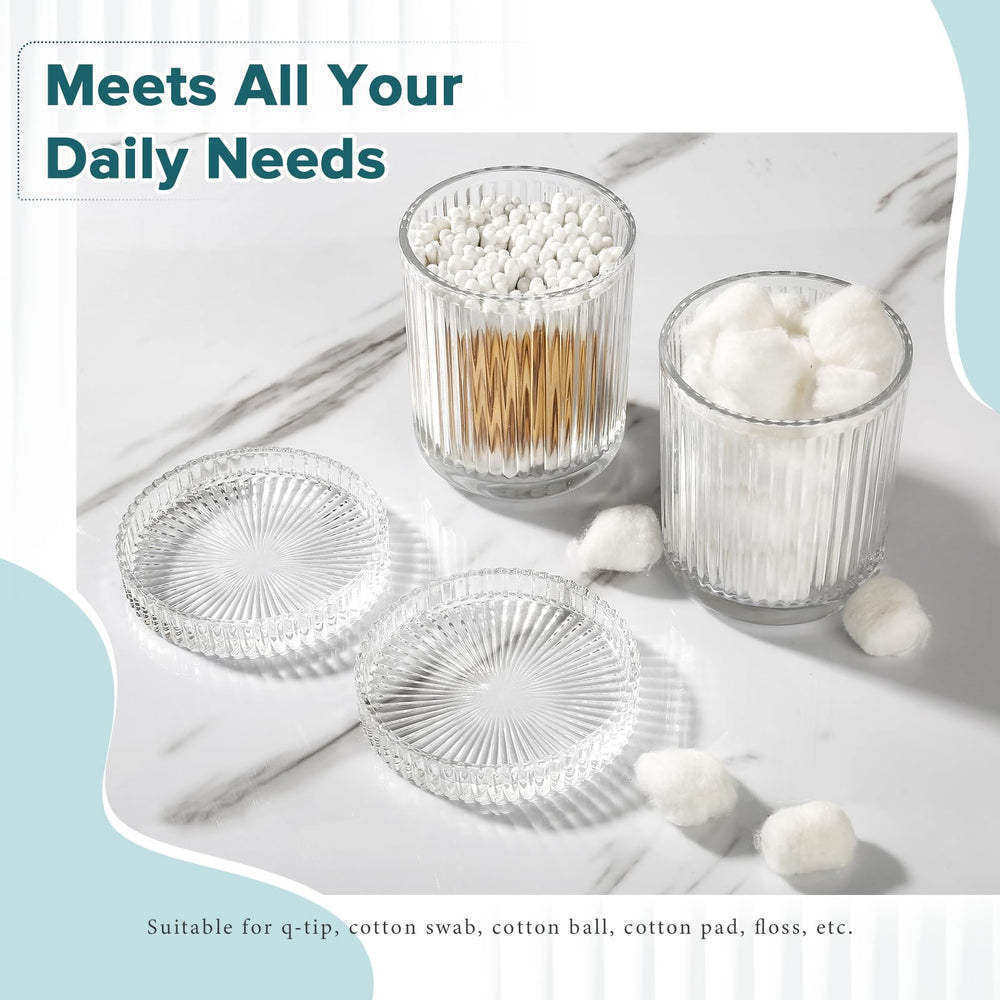 RYTOXILO pot pour coton et coton-tiges montrant rangement hygiénique