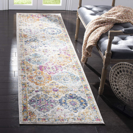 SAFAVIEH tapis Madison face avant montrant couleurs et forme pour un style boho