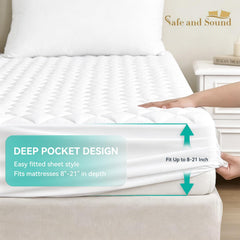 Safe and Sound détail de l'élastique assurant maintien sûr sur matelas profond