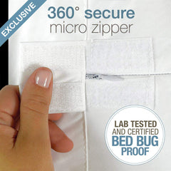 SafeRest patte velcro 360 protégeant la fermeture et empêchant l'ouverture