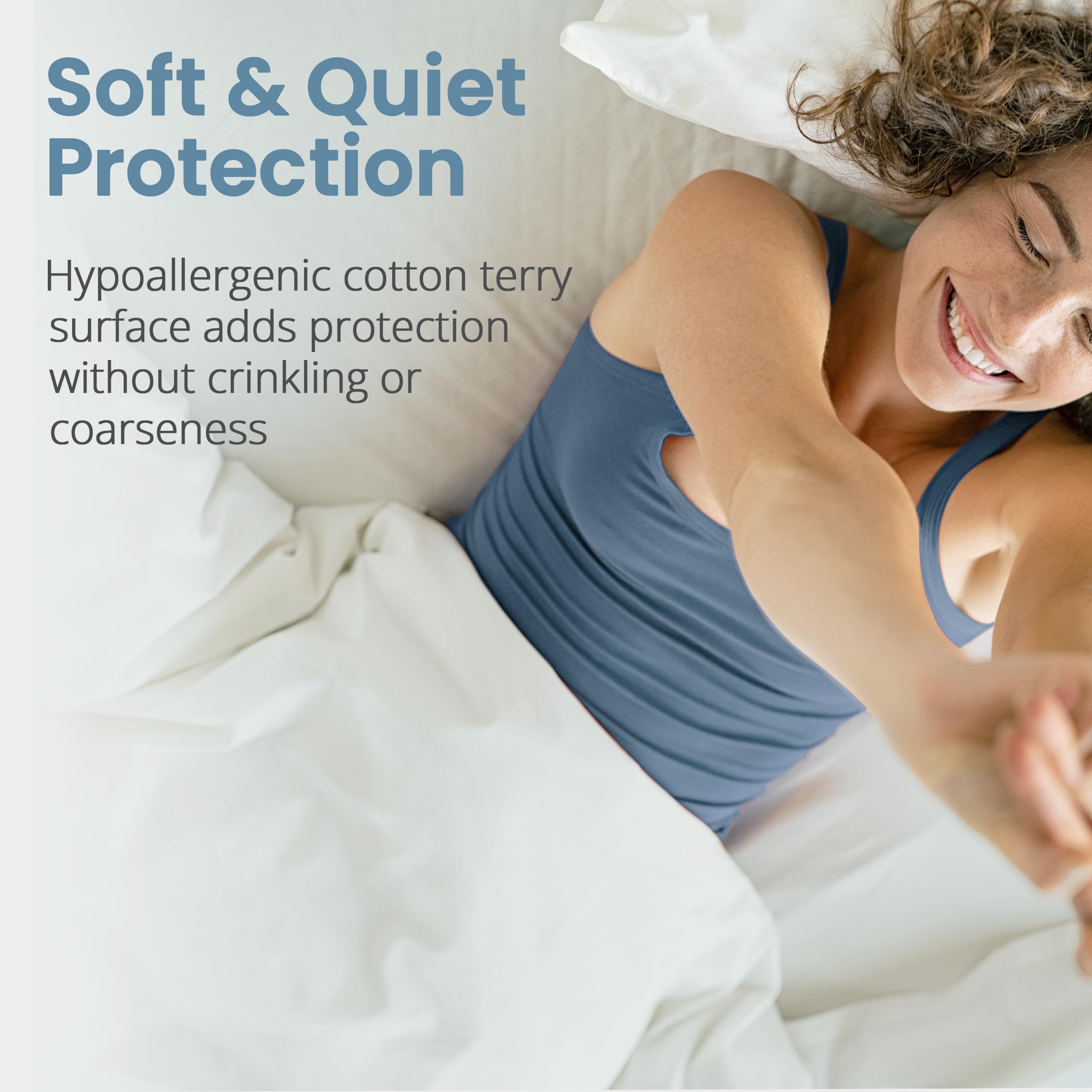 SafeRest enveloppement 360° protégeant matelas contre liquides et acariens