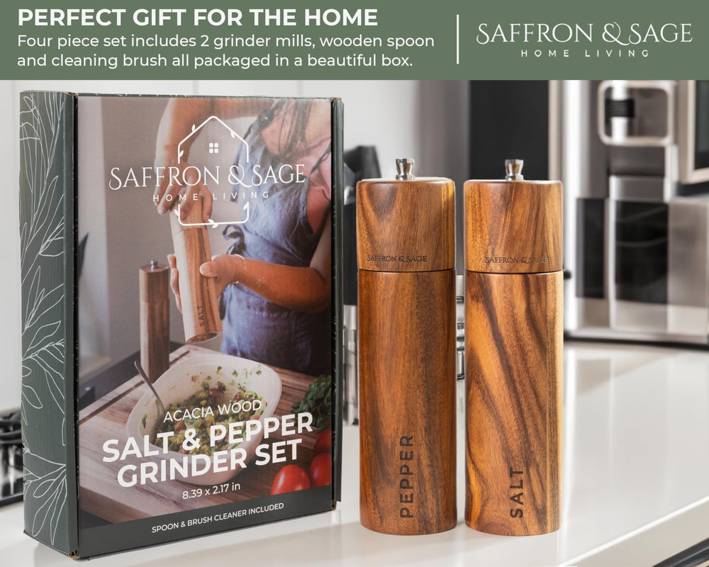 Saffron & Sage Home Living comparaison taille dans la main ergonomie sûre