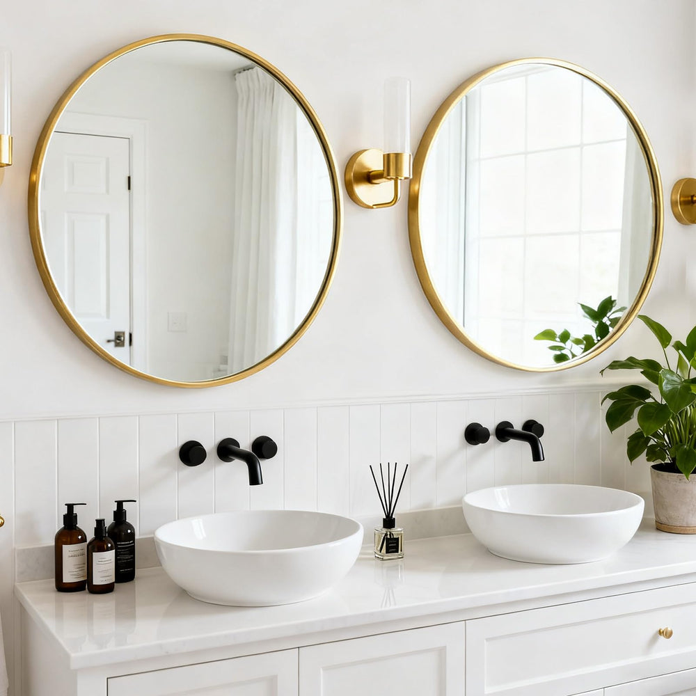 SageNest miroir dans entrée, crée un point focal accueillant