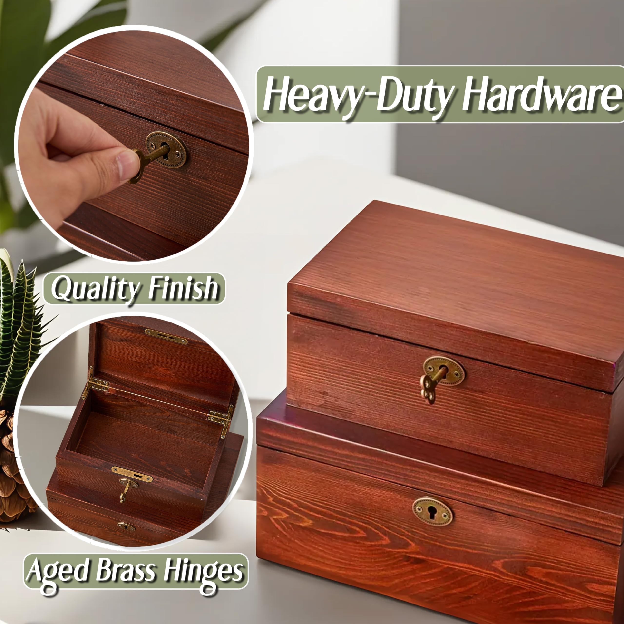 Saijax coffrets ouverts contenant bijoux et photos pour organisation pratique