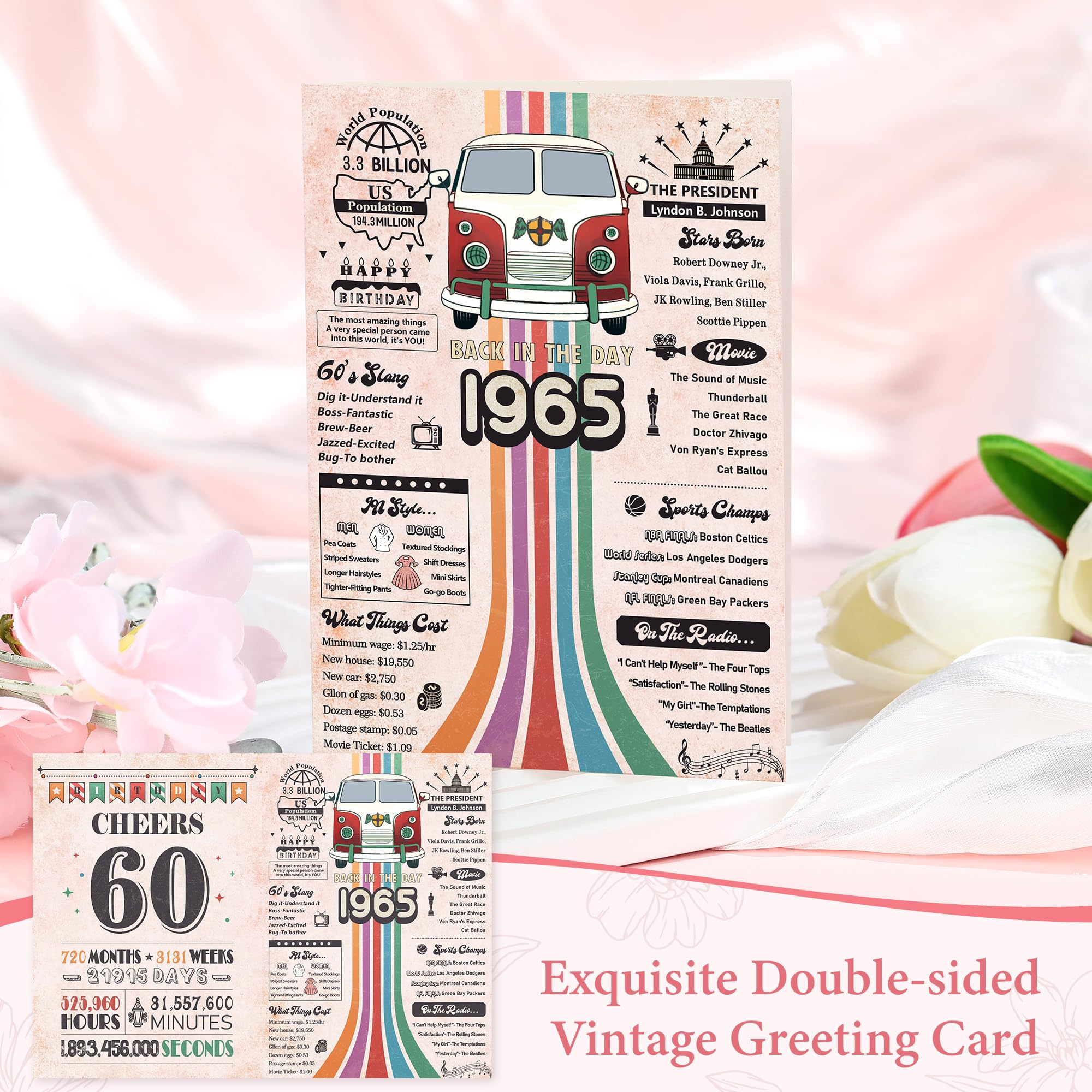 Saineron bougie florale en cire de soja, parfum apaisant pour intérieur