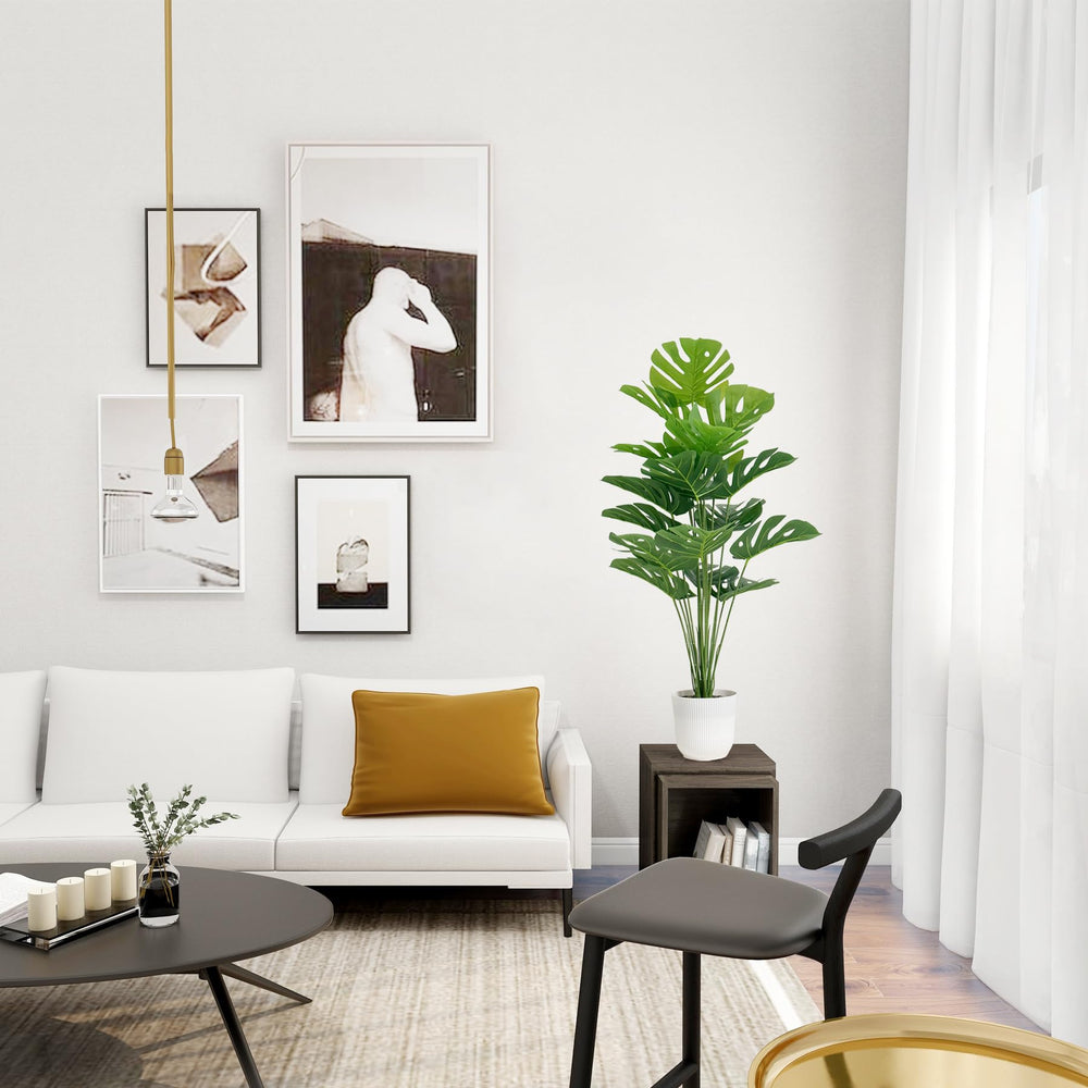 SAJANDAS Monstera dans restaurant, améliore l'accueil et l'esthétique