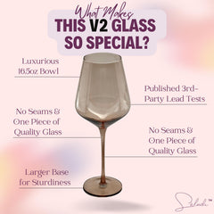 Saludi gros plan montrant texture de verre soufflé, finition lisse et durable