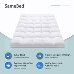 SameBed gros plan microfibre douce, toucher respirant et agréable