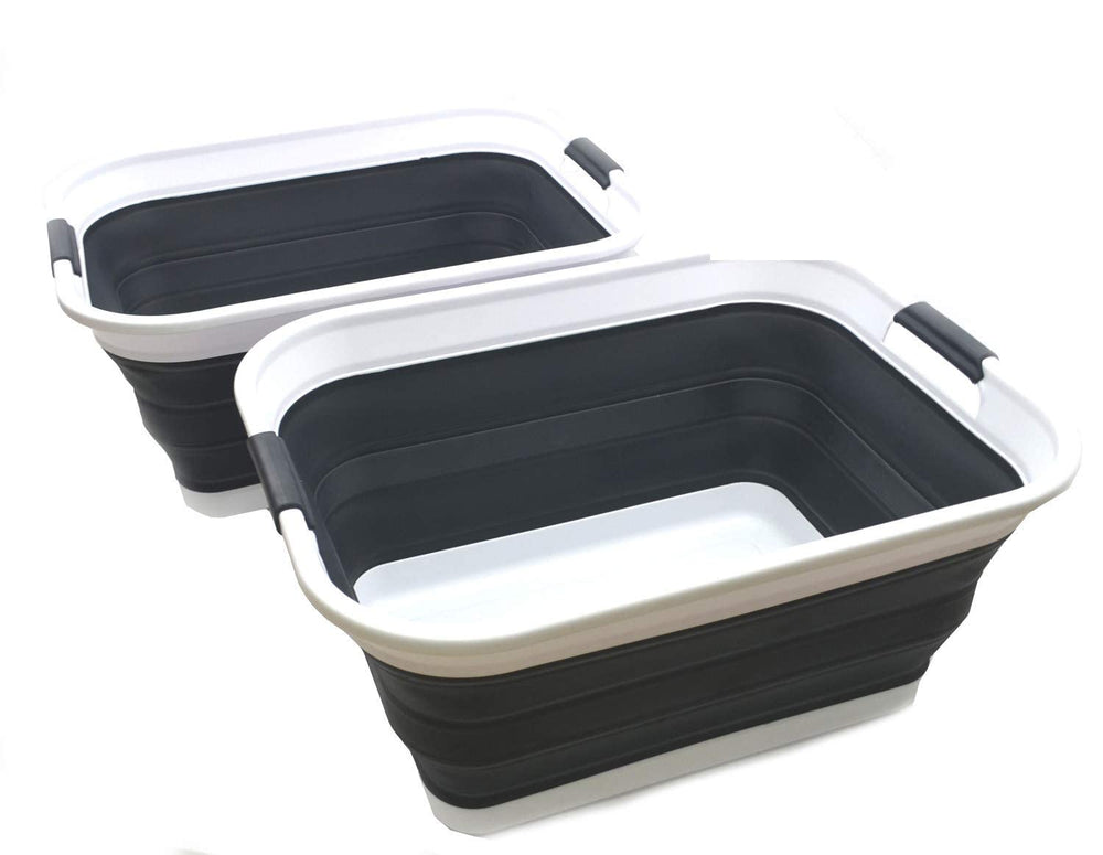 SAMMART bac pliable face avant montrant capacité et stabilité
