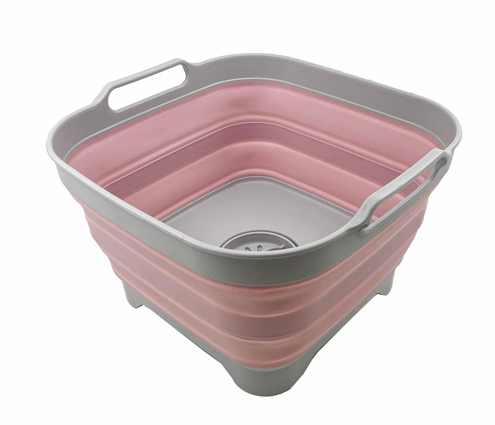 SAMMART bac pliant face avant montrant capacité 10L et rangement facile