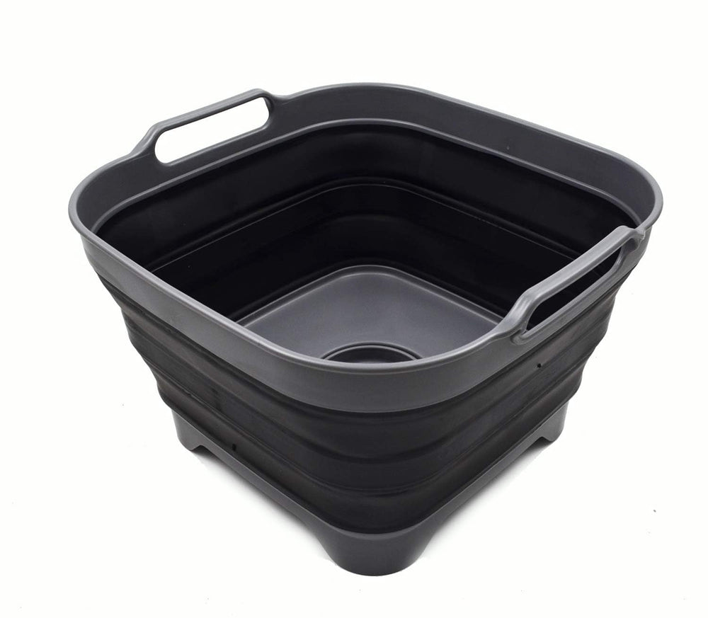 SAMMART bassine pliable face avant montrant la capacité et le design compact