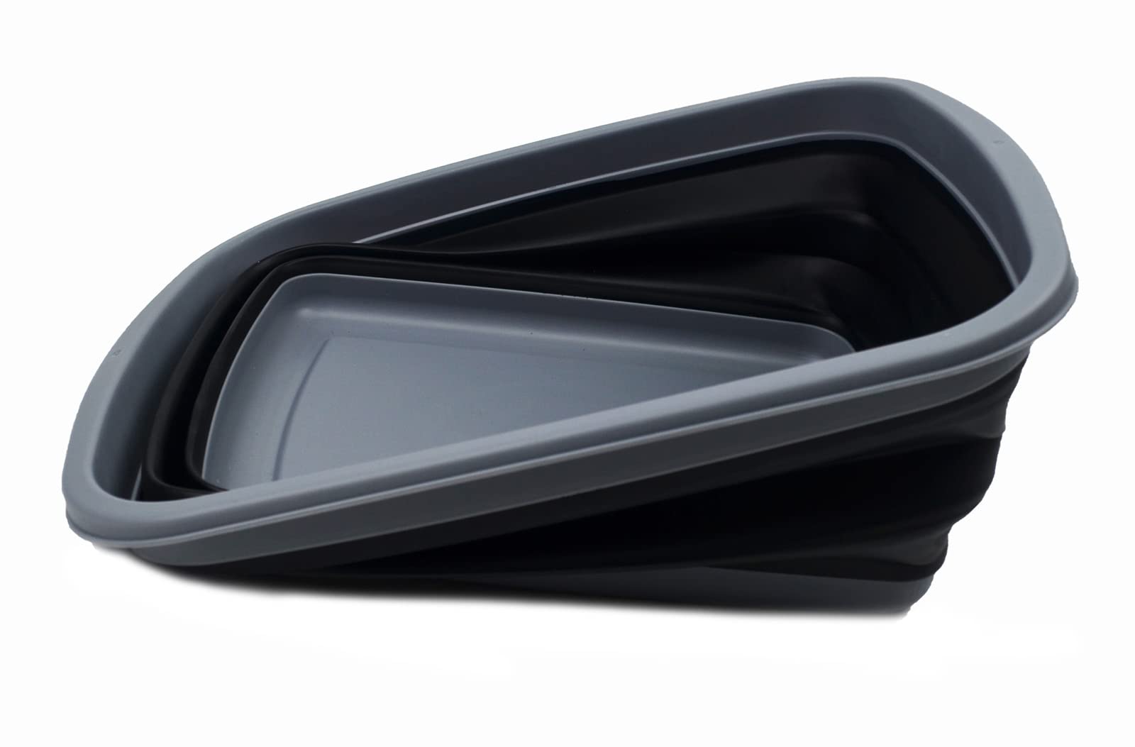 SAMMART bassine repliée à plat pour rangement compact et gain de place