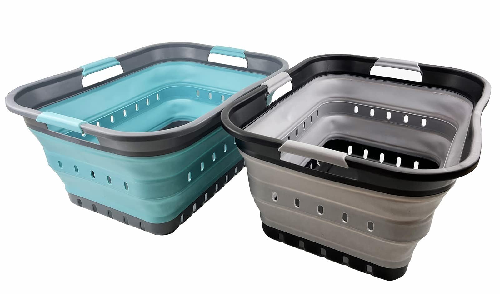 SAMMART vue avant du panier déployé pour rangement facile