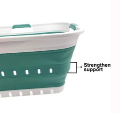 SAMMART panier replié à plat sous lit, rangement compact efficace