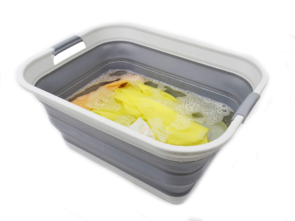 SAMMART panier replié à plat pour rangement compact et gain d'espace