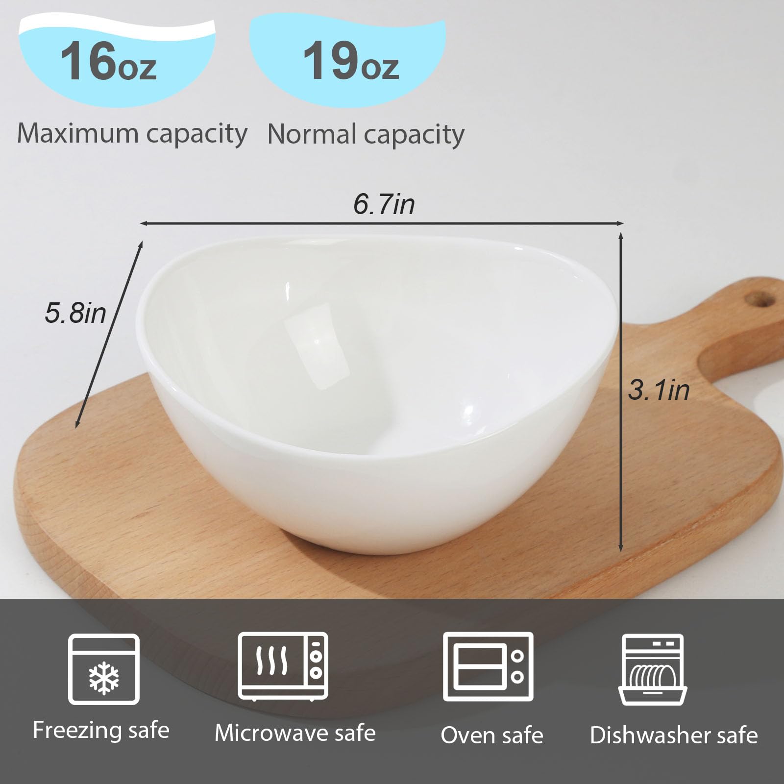 Samsle ensemble de bols empilés pour rangement compact et gain de place