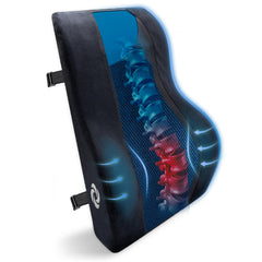 Samsonite vue avant du coussin lombaire noir pour confort assis prolongé