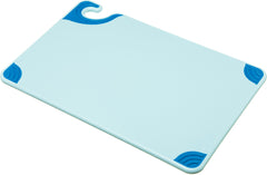 San Jamar planche face avant montrant surface propre et couleur bleu, durable